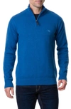 Rodd & Gunn Men's Merrick Bay Half-zip Cotton Sweater In Polar Blue