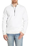 Tommy Bahama Flipsider Reversible Quarter-zip Pullover In Continental Heather