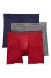 CALVIN KLEIN 3-PACK MICRO STRETCH BOXER BRIEFS,NB1290