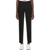 DOLCE & GABBANA DOLCE AND GABBANA BLACK STRAIGHT TROUSERS