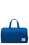 Herschel Supply Co Novel Duffle Bag In Monaco Blue Crosshatch