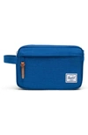 Herschel Supply Co Chapter Dopp Kit In Monaco Blue Crosshatch