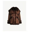 ACNE STUDIOS LAVINIA TRIMMED SHEARLING COAT