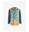 GUCCI ZODIAC-PRINT OVERSIZED SATIN AND COTTON SHIRT