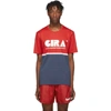 NIKE NIKE RED AND BLUE GYAKUSOU NRG T-SHIRT