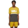 NIKE YELLOW & GREY GYAKUSOU DRI-FIT T-SHIRT