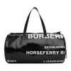 BURBERRY BURBERRY BLACK GRAPHIC KENNEDY DUFFLE BAG