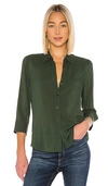 L AGENCE L'AGENCE RYAN 衬衫 – 深绿色,LAGR-WS210