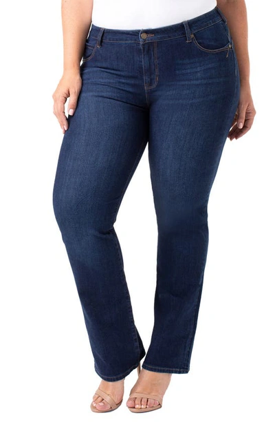 Liverpool Los Angeles Plus Remy Hugger Straight-leg Jeans In Corvus Darius