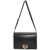 GUCCI GUCCI BLACK GG RING BAG