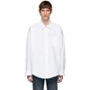 BALENCIAGA WHITE COCOON SHIRT