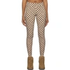 MISBHV MISBHV BEIGE MONOGRAM LEGGINGS