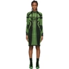 MISBHV MISBHV BLACK AND GREEN ACTIVE FUTURE SHORT DRESS