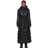 Mackage Calina R Long Nylon Down Jacket In Black