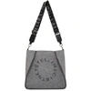 STELLA MCCARTNEY STELLA MCCARTNEY GREY MINI ECO FELT SHOULDER BAG