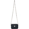 STELLA MCCARTNEY STELLA MCCARTNEY BLUE GLITTER MINI STAR CROSSBODY BAG