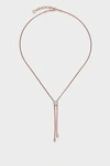 Monica Vinader Womens Rose Gold Fiji Button 18ct Rose-gold Vermeil And Diamond Necklace 1 Size In R Gold