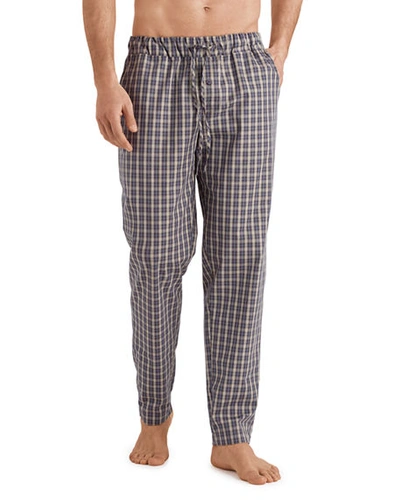 Hanro Night And Day Woven Lounge Pants In Artichoke