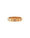 CHOPARD 18K ROSE GOLD 1-DIAMOND ICE CUBE RING,PROD226600097