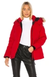 Canada Goose Chelsea Parka With Removable Fur Ruff In Red