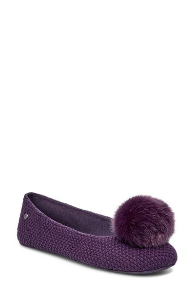 Ugg Andi Pompom Slipper In Nightshade