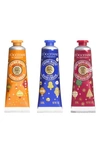 L'OCCITANE HAND INDULGENCES HAND CREAM TRIO,NAOCVKI002284