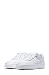 Nike White Air Force 1 Sage Low Sneakers In White/ White/ White