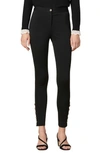 SANDRO AJUST SNAP DETAIL PANTS,SFPPA00283