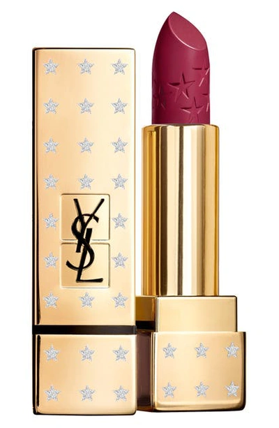 Saint Laurent Limited Edition Holiday Rouge Pur Couture In 95 Dazzling Carmin