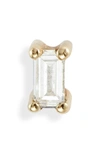 JENNIE KWON DESIGNS DIAMOND BAGUETTE STUD EARRING,20-99100-14