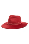 BRIXTON ELLA WOOL FEDORA,00974 CRDNL