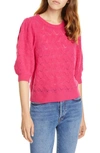 JOIE JENISE PUFF SLEEVE WOOL & CASHMERE SWEATER,19-3-004803-SW01584