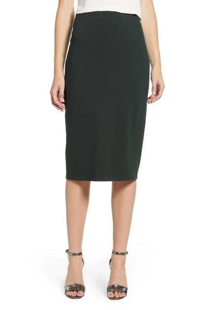 Vince Camuto Ponte Midi Skirt In Dk Willow