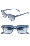 Ray Ban 51mm Classic Wayfarer Sunglasses In Blue/ Azure Gradient Blue
