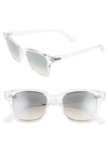 Ray Ban 51mm Classic Wayfarer Sunglasses In Clear/ Gradient Grey