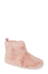 FITFLOP FAUX FUR SLIPPER BOOTIE,Y17