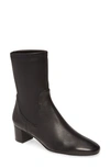 Stuart Weitzman Women's Ernestine Mid-calf Leather Boots In Black Leather