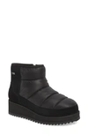 Ugg Quilted Ankle Boots In Black Fabric