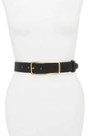 Rag & Bone Rebound Leather Belt In Black