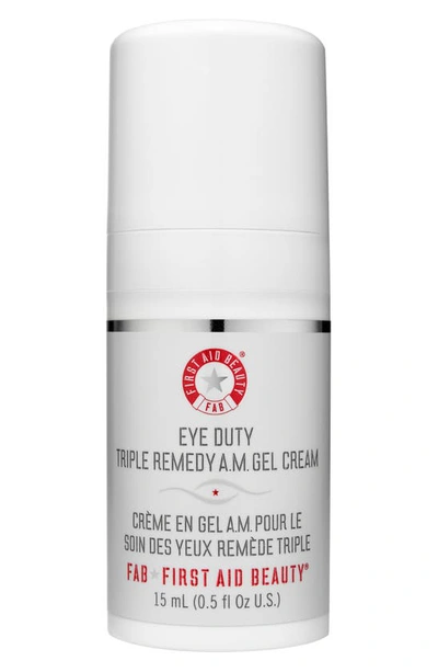 First Aid Beauty Eye Duty Triple Remedy A.m. Gel Cream 0.5 oz/ 15 ml