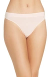 Tommy John Cool Cotton Thong In Chintz Rose