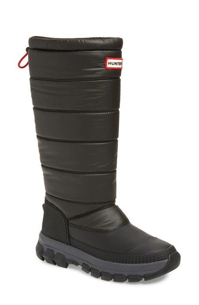 Hunter Original Waterproof Insulated Snow Boot In Black