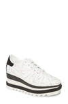 STELLA MCCARTNEY SNEAK ELYSE LOGO PRINT PLATFORM SNEAKER,478958W1U41