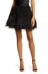 ALICE AND OLIVIA CINA OSTRICH FEATHER SKIRT,CC910D74311R