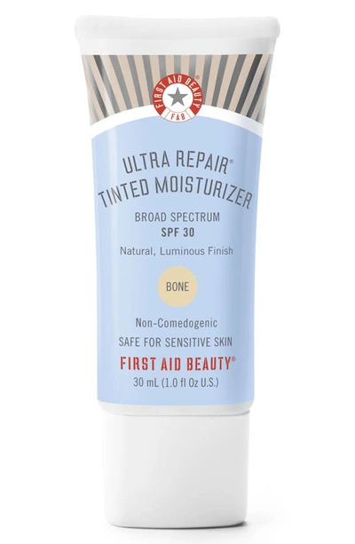 First Aid Beauty Ultra Repair® Tinted Moisturizer Broad Spectrum Spf 30 Bone - For Extra Pale Skin With Warm Neutral 