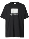 BURBERRY passport-print T-shirt