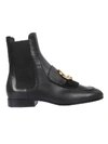 CHLOÉ ELASTIC SIDE ANKLE BOOTS,11110879