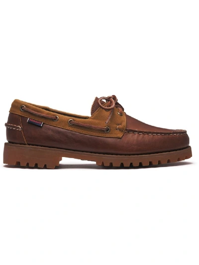 Sebago Loafer Leather Ranger Waxy Millerain 7001h10 A09 In Brown