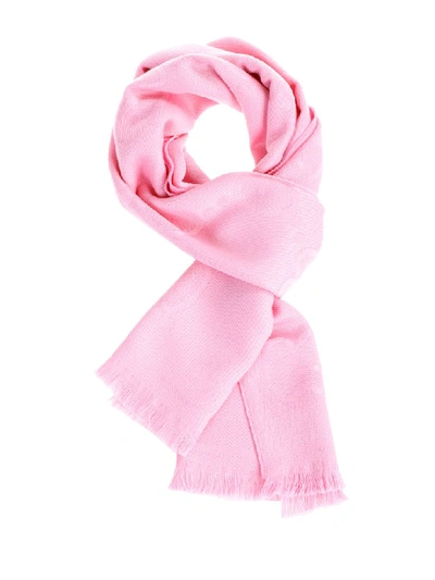 Gucci Wool Scarf In Rosa