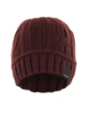 CANADA GOOSE CABLE TOQUE ELDERBERRY HAT,11117006